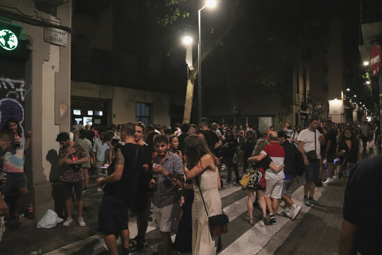 Festes de Gràcia revelers on July 20, 2021 (by Maria Asmarat)